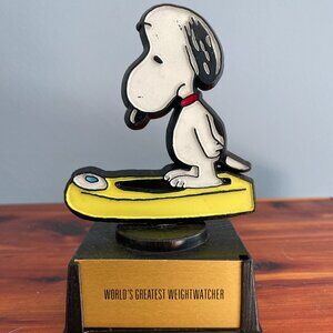 Vintage Peanuts Snoopy World's Greatest Weightwatcher Trophy Aviva Hong Kong